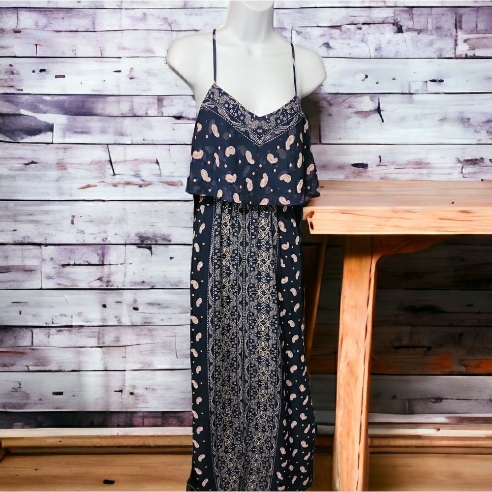 Princes Vera Wang Desert Rose Strappy Lampshade Dress Size Small